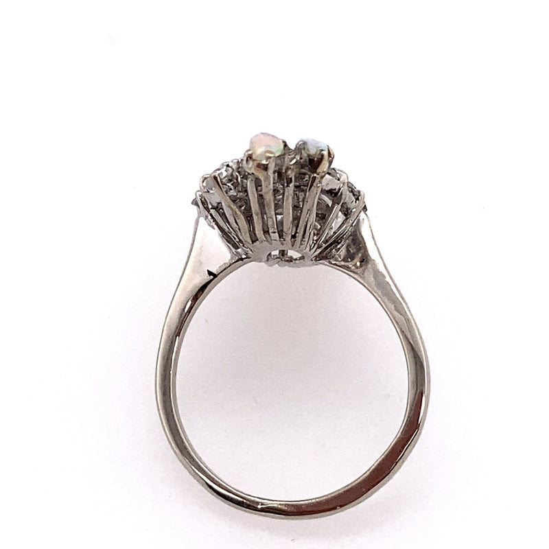 Vintage Opal Diamond Waterfall Ring – KFK, Inc.