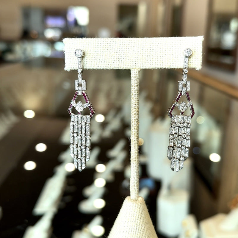 American Diamond Pendant Set with Earrings – Steorra Jewels
